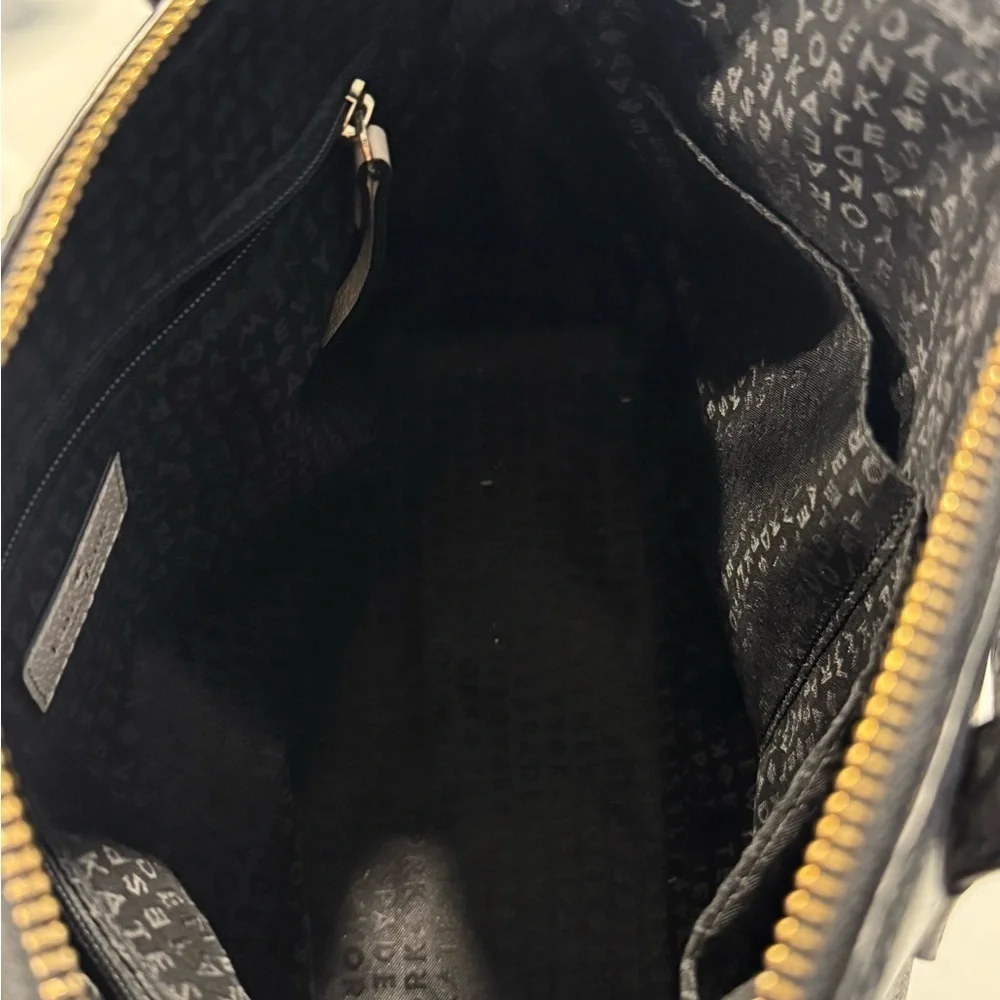 Kate Spade Mattew Street Black Handbag W/ Cross Body Detachable Strap